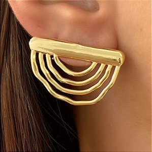 PULSEIRA / BRACELETE FIOS ONDULADOS ESTREITOS BIJU