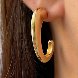 BRACELETE FIO CURVADO CONTRÁRIO LISO BIJU