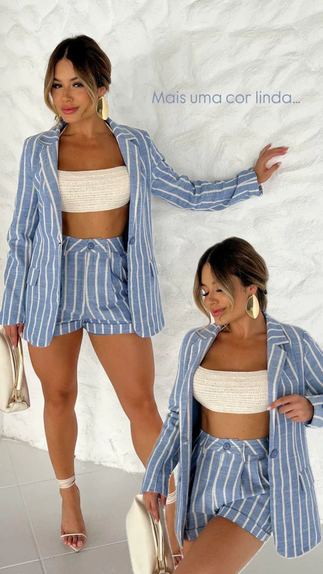 Conjunto Blazer Linho