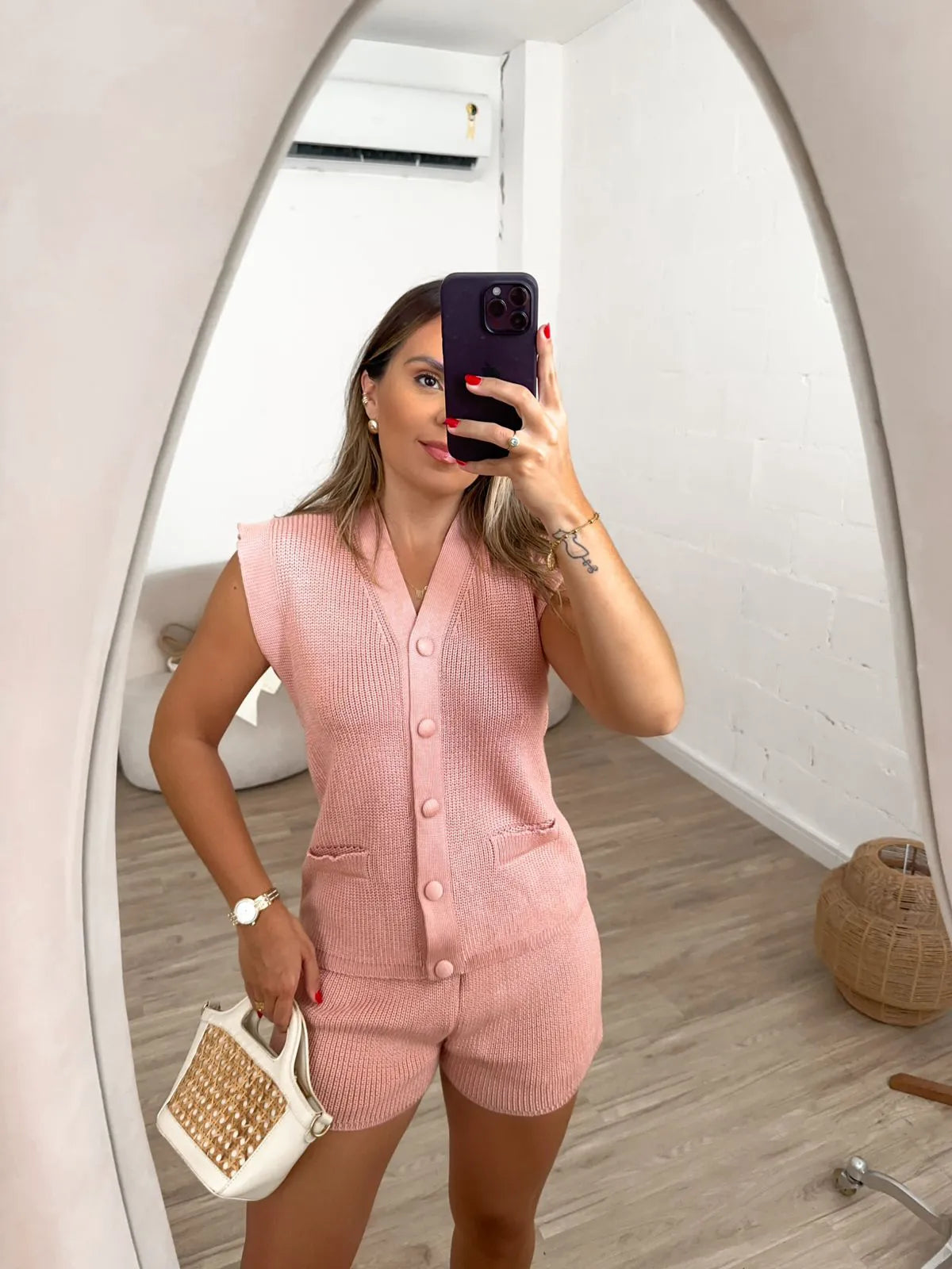 Conjunto Tricô Madalena