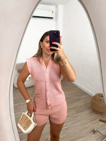 Conjunto Tricô Madalena