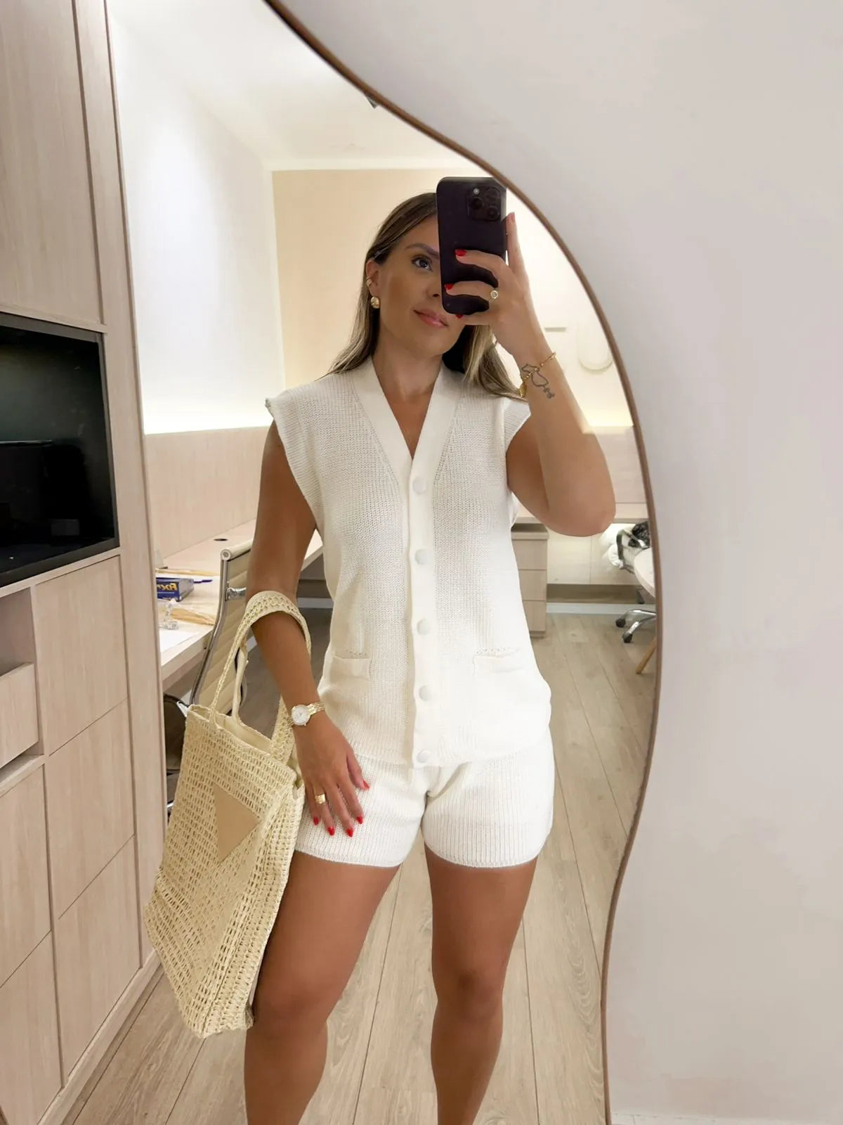 Conjunto Tricô Madalena