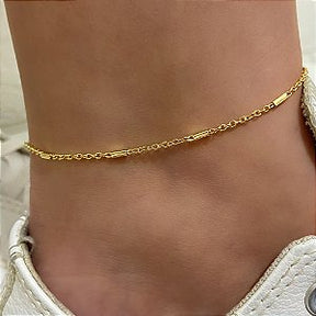 COLAR FLOR MINI DELICADA DOURADO AÇO 316L⭐️