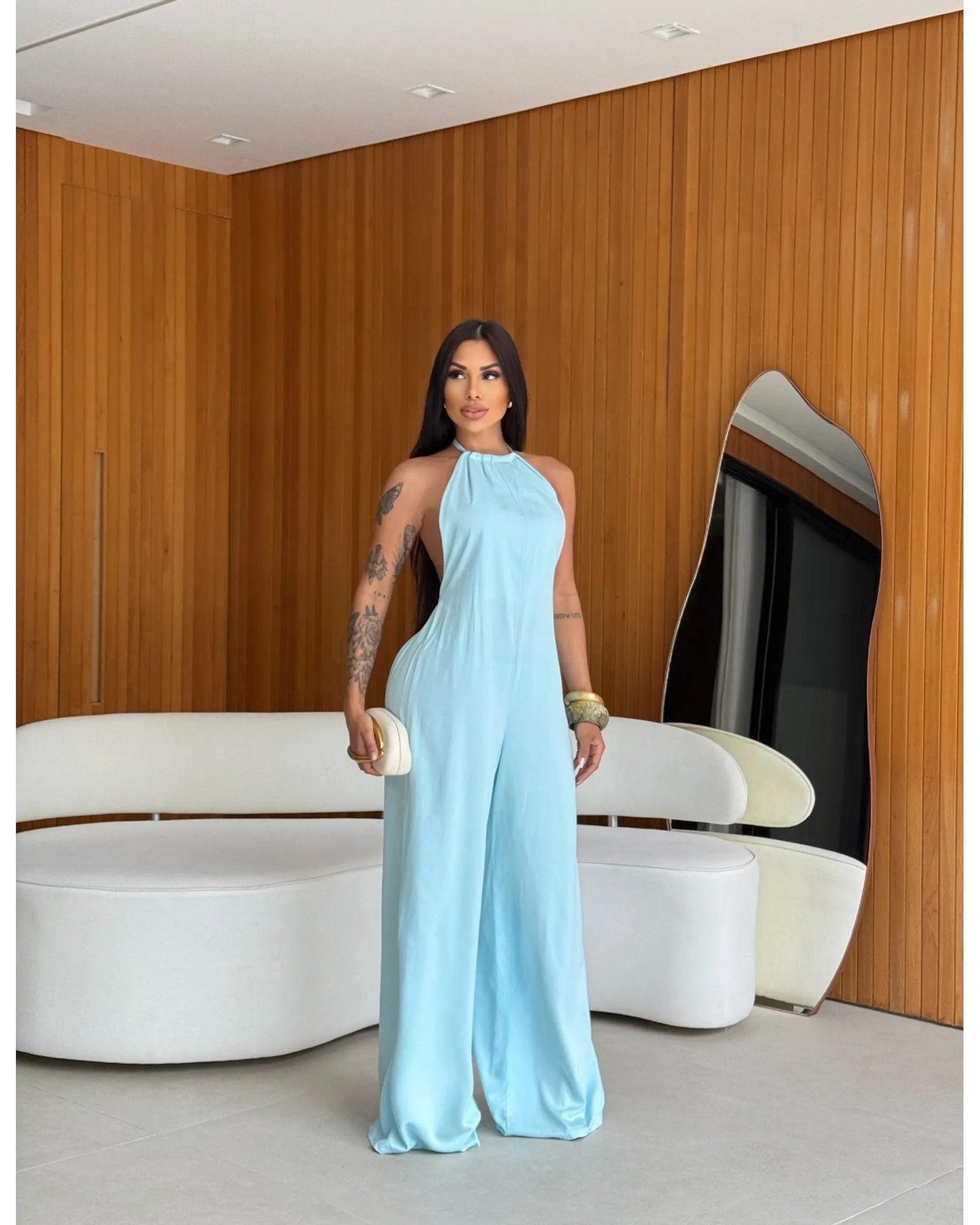 Macacão frente única May