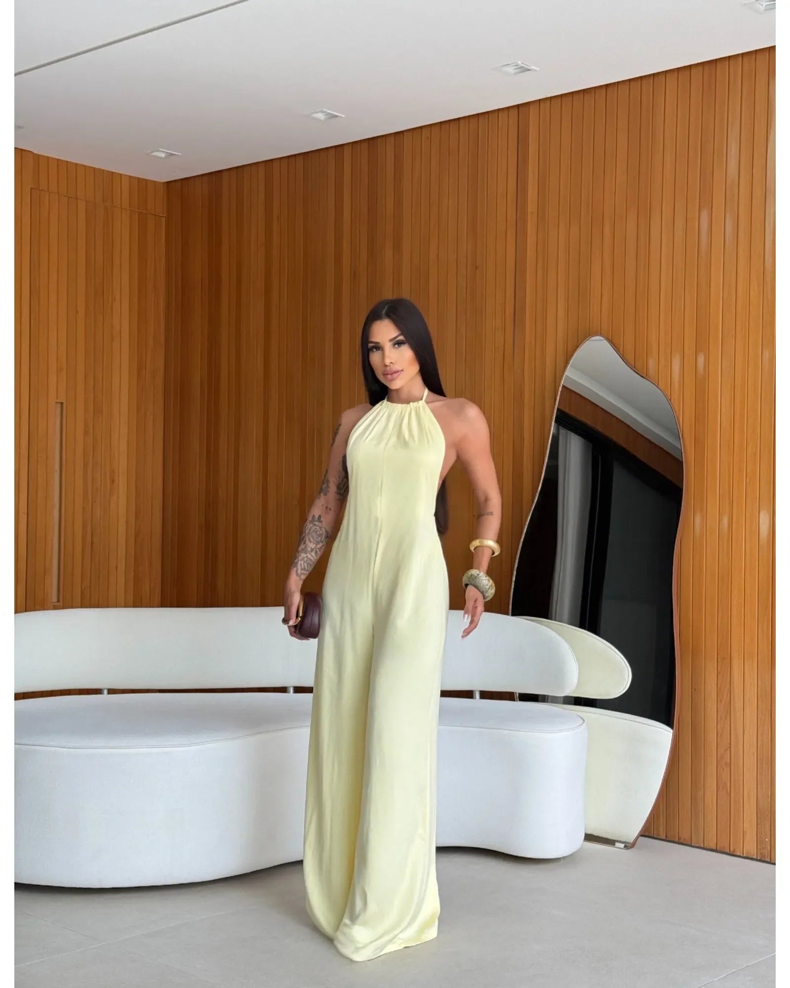 Macacão frente única May